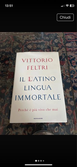 Il latino lingua immortale perché è più vivo ch...