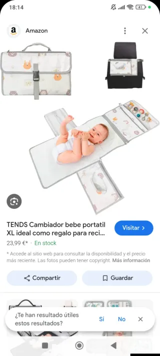 Cambiador de bebé portátil LEMOORKA