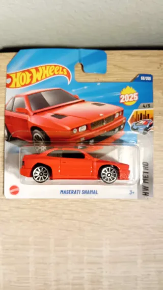 Hot Wheels Maserati Shamal Rojo