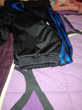 Pantalones Adidas Negro/Azul