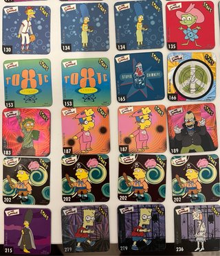 Staks Simpsons (algunos repetidos)