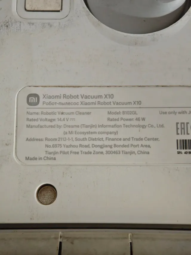 Xiaomi Vacuum X10 Robot Aspirador + Recambios