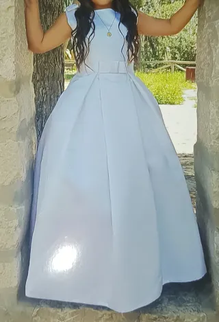 Traje Comunión Blanco con Bolso y Diadema