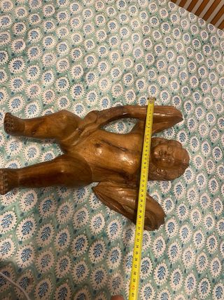 Figura de Madera Tallada Ángel