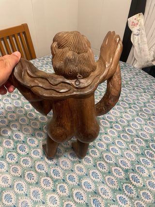 Figura de Madera Tallada Ángel