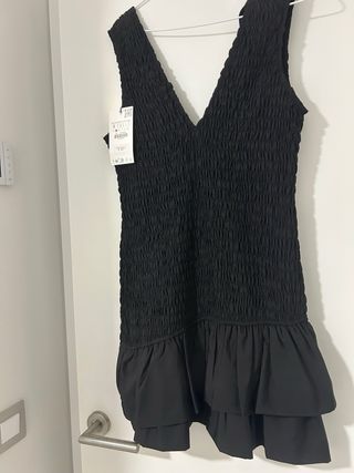 Vestido Zara Negro Talla S