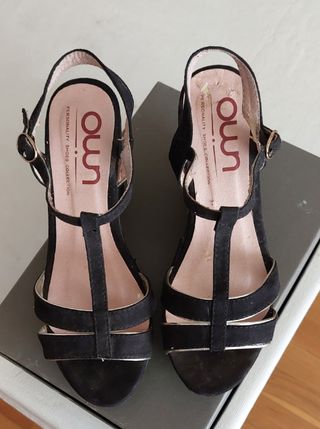 Sandalias Own Negras Talla 37