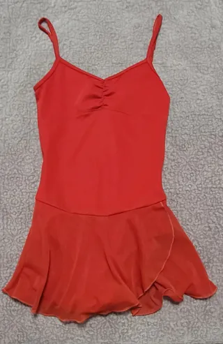 Maillot ballet niña Starever rojo T.14-15
