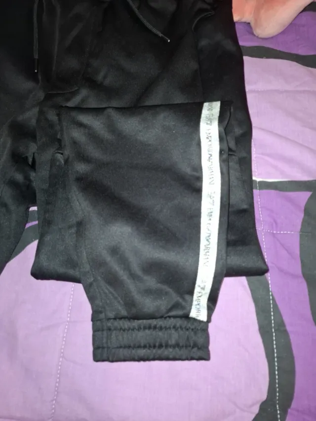 EA7 Pantalones Deportivos Negros