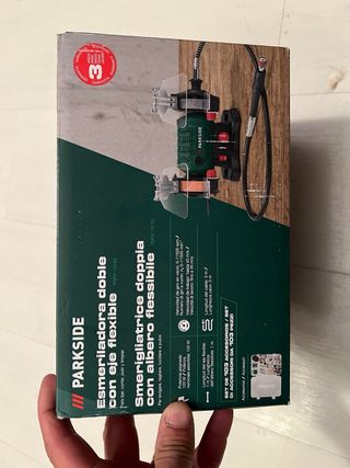 Parkside Smerigliatrice Doppia con Albero Flessibi