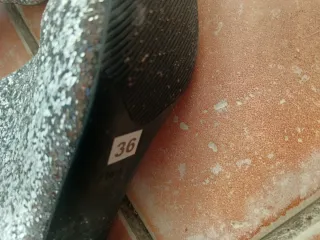 Botines Brillantes Plateados