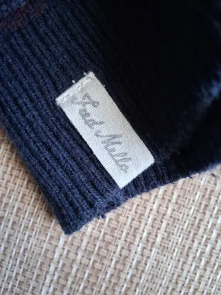 Maglione Fred Mello Blu/Rosso Taglia 3XL