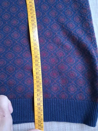 Maglione Fred Mello Blu/Rosso Taglia 3XL