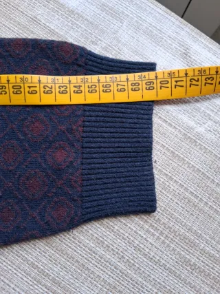 Maglione Fred Mello Blu/Rosso Taglia 3XL