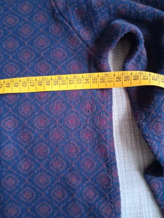 Maglione Fred Mello Blu/Rosso Taglia 3XL