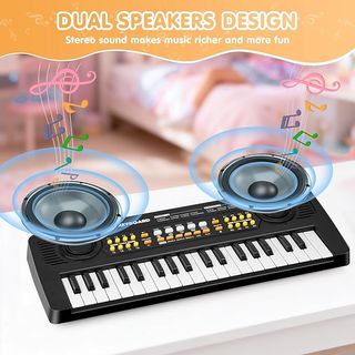 Piano Infantil Teclado 37 Teclas con Micrófono