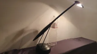 Lampada da tavolo vintage metallo e plastica