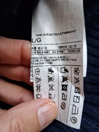 Maglione vintage Jean's West blu