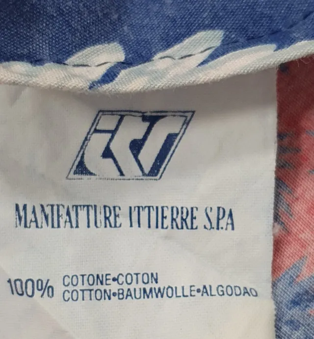 Camicia Soviet vintage colorata taglia 16 anni