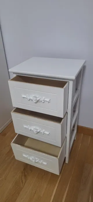 Cajonera blanca 3 cajones