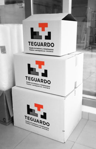 Cajas de embalaje y cajas armario. TEGUARDO