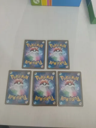 Set de 5 cartas Pokémon tcg infierno x