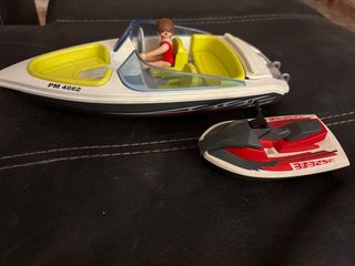 Lancha y moto acuática Playmobil