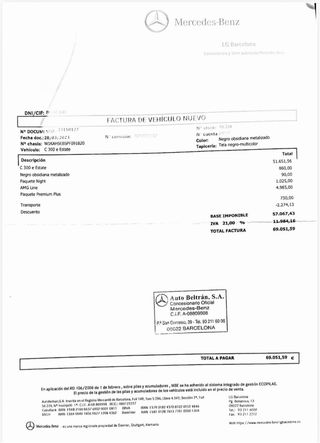 Mercedes-Benz Clase c estate  2023