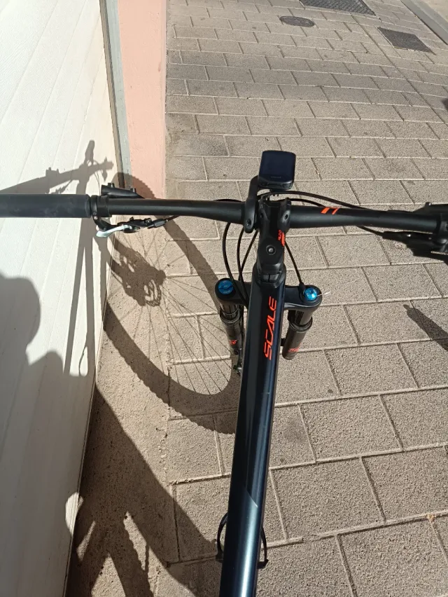 Bicicleta Montaña Scott Negra/Naranja