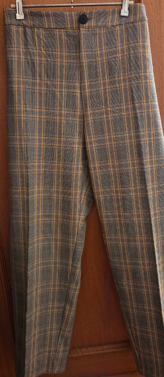 Pantalón de cuadros Violeta Talla XXL