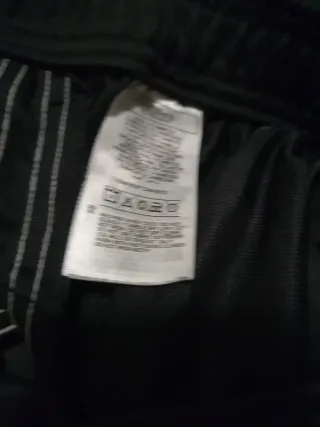 Pantalón Adidas Negro Rayas Blancas