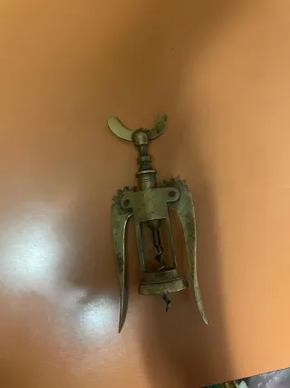 Cavatappi antico in ottone