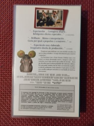 VHS Un Ratoncito Duro De Roer (Español)
