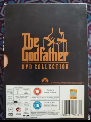 lote 5 películas DVD Colección El padrino