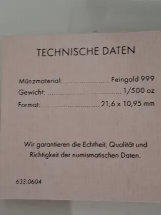 Billete 100 Euro Alemania - Gold Bar