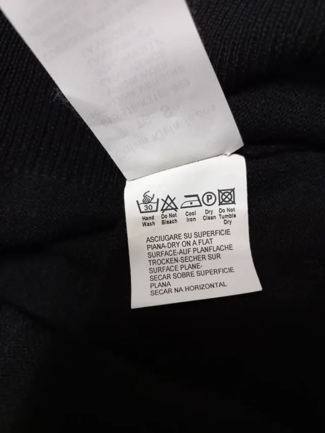 Suéter Calvin Klein Jeans Negro Talla S