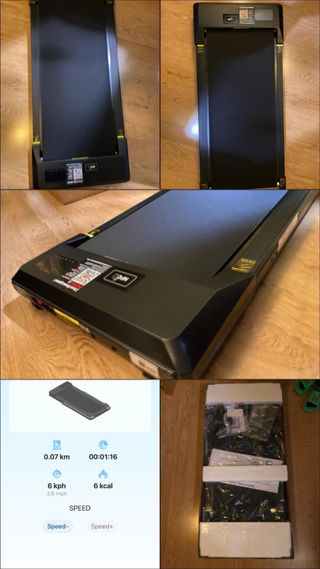 Cinta de andar compacta con mando