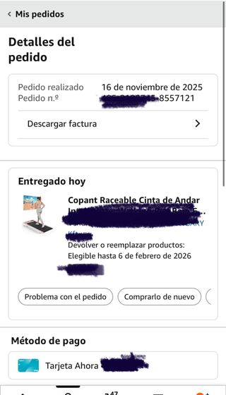 Cinta de andar compacta con mando