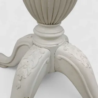 Mesa auxiliar antigua metal y madera