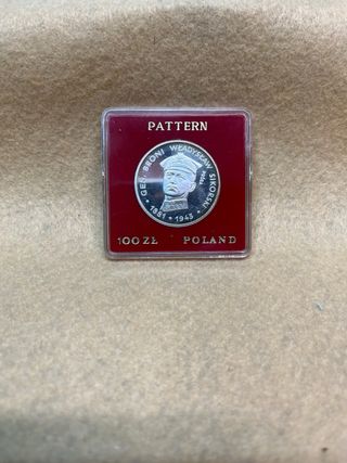 2 Monedas Plata 100 Zlotys Polonia