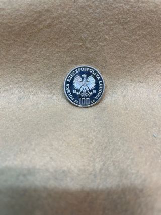 2 Monedas Plata 100 Zlotys Polonia