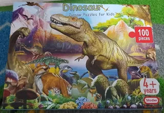 Puzzle Dinosaurios 100 Piezas +4 Años