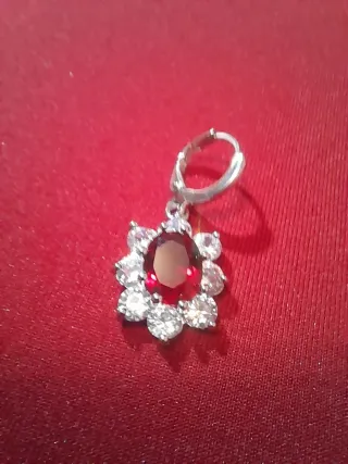 Deslumbrante conjunto plata de ley con circonitas