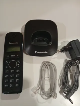 Teléfono Inalámbrico Panasonic Negro