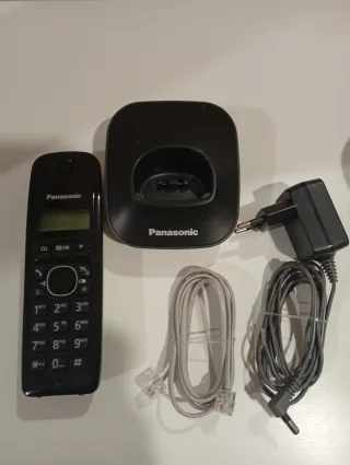 Teléfono Inalámbrico Panasonic Negro