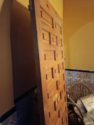 Puerta madera 80x200 exterior