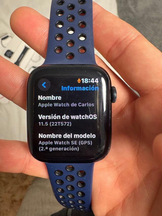 Apple Watch SE 44mm Azul Marino/Gris Espacial