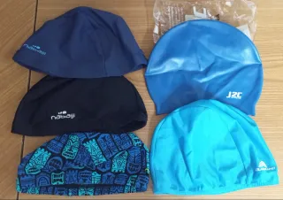 Set  5 Cuffie Nuoto Piscina da 5 ai 9 anni