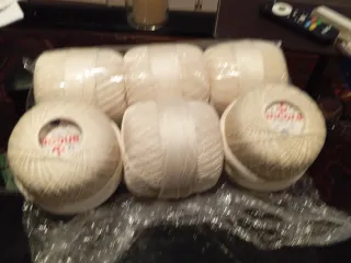 Hilo Algodón Áncora Nº 12 Ovillos 100gr. 6 ovillos