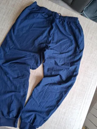 Pantalone Tuta Adidas Blu Taglia XL